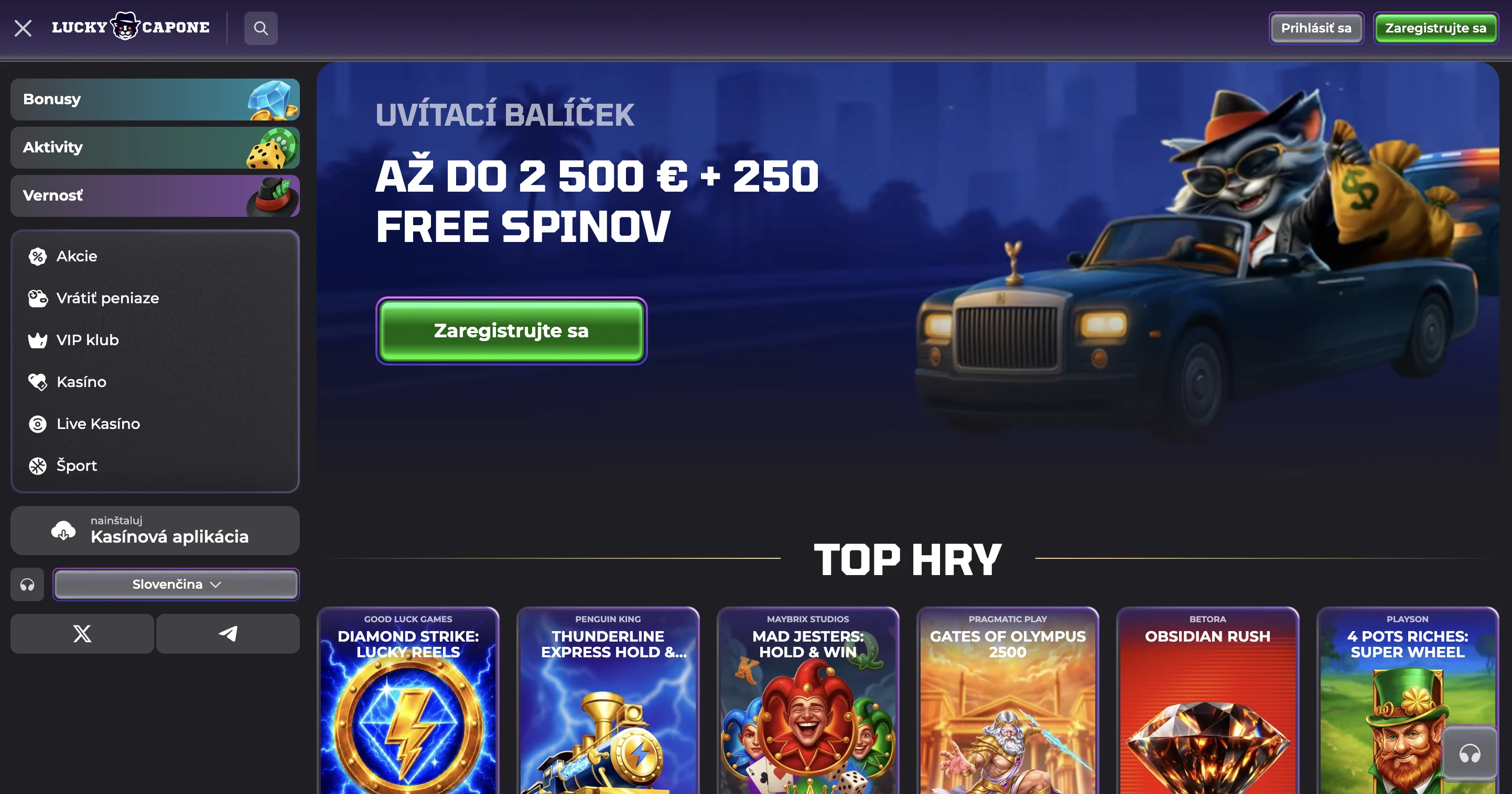 Lucky Capone Casino